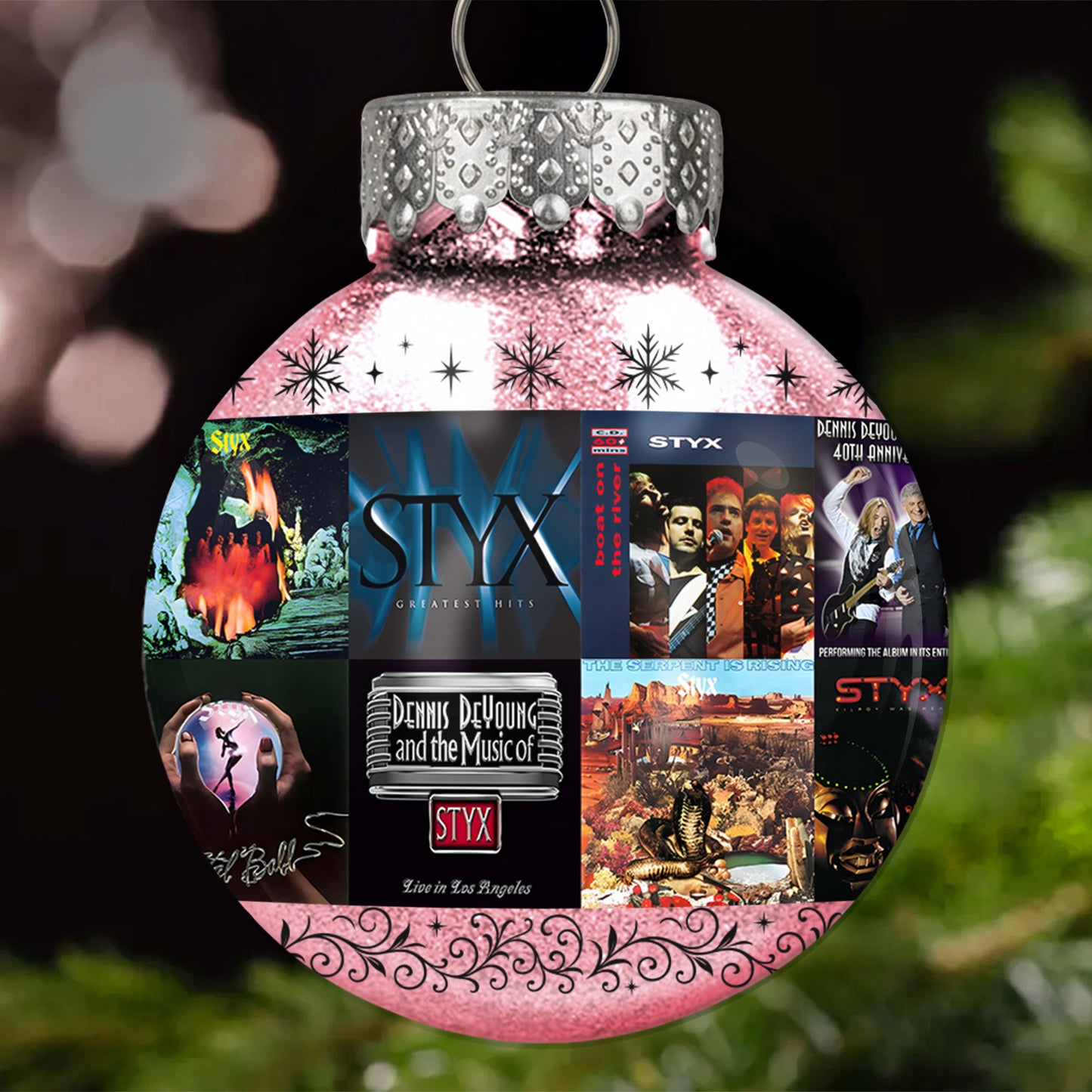 Dennis DeYoung Ball Ornament – The Voice of Styx Collection