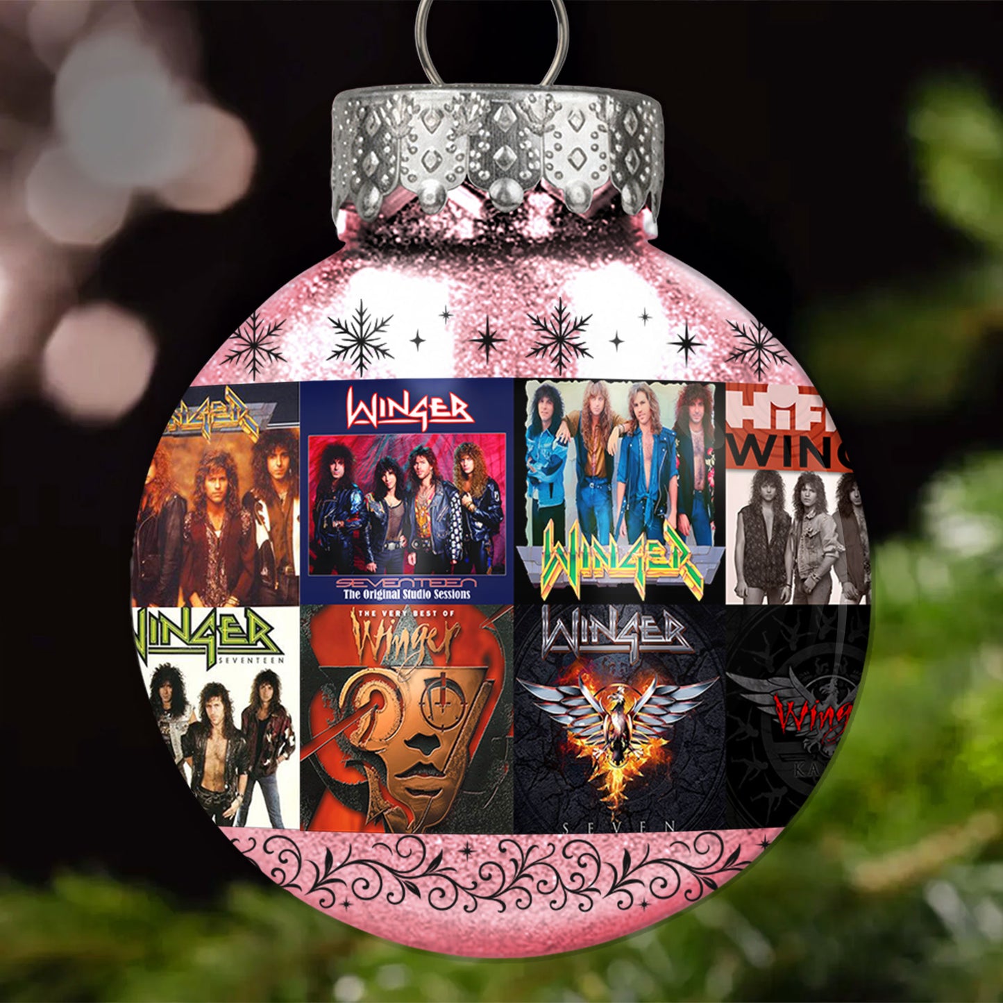 Winger Ball Ornament – Classic Hard Rock Energy