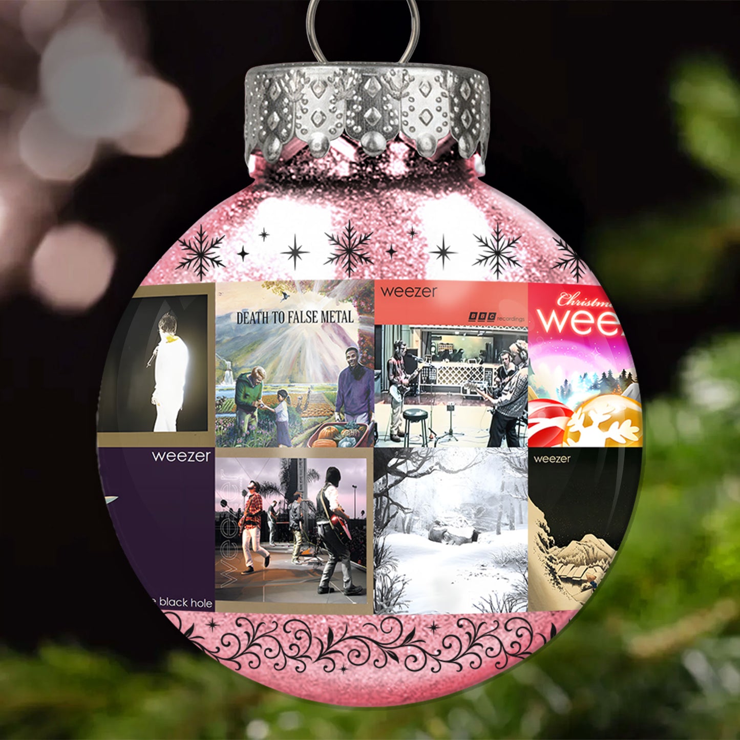 Weezer Ball Ornament – Alternative Rock Legends