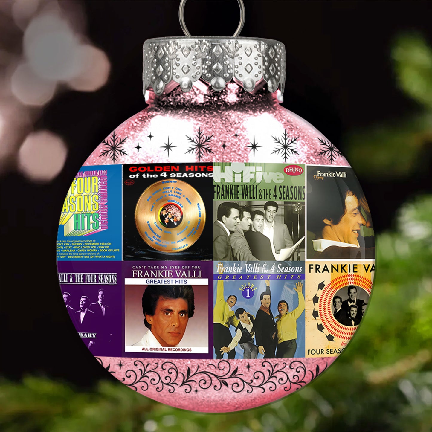 Frankie Valli & The Four Seasons Ball Ornament – Timeless Pop Harmony