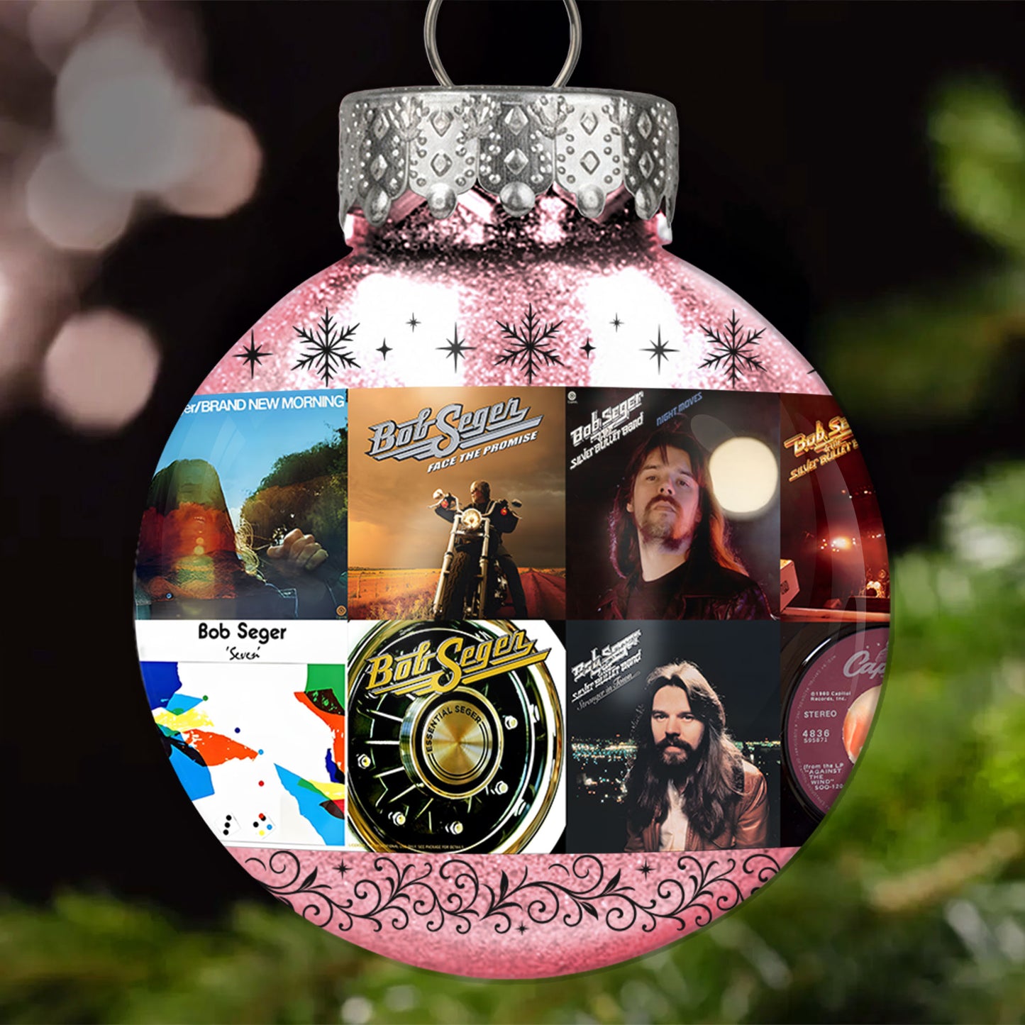 Bob Seger Ball Ornament – Classic Rock Spirit
