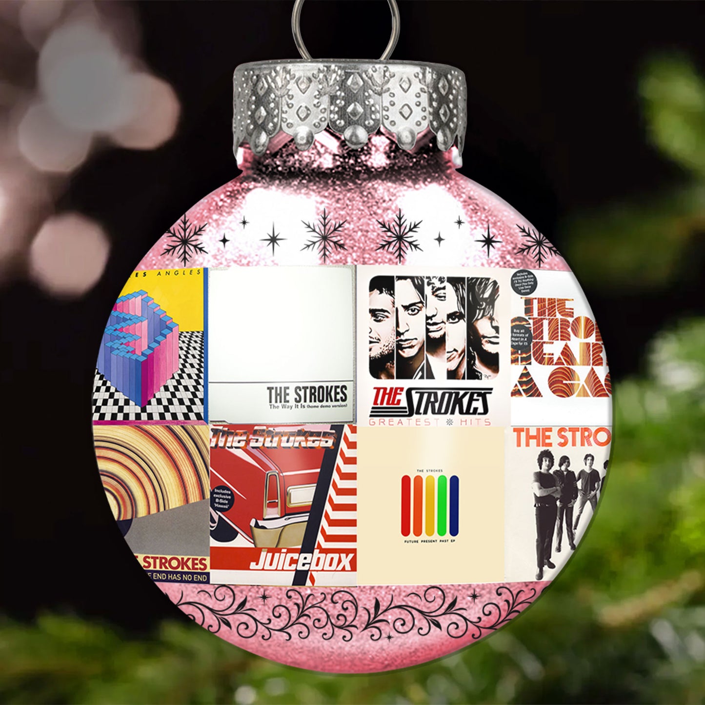 The Strokes Ball Ornament – Indie Rock Energy for the Holidays