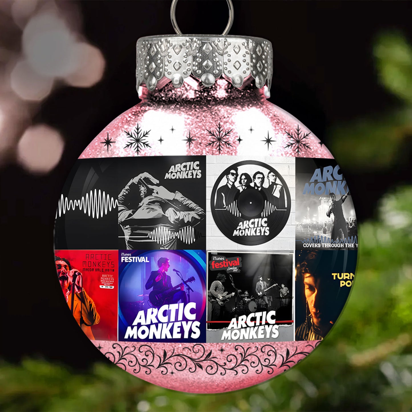 Arctic Monkeys Ball Ornament – Indie Rock Vibes