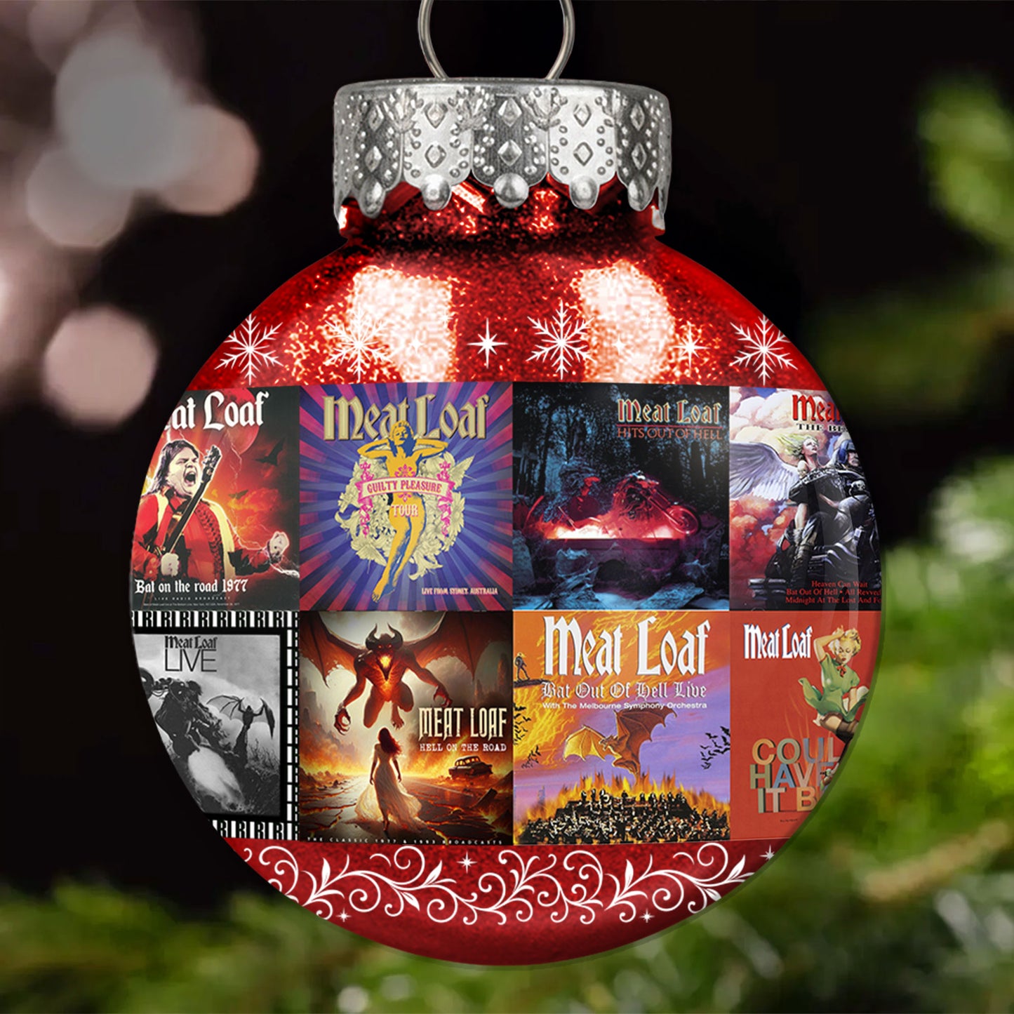 Meat Loaf Ball Ornament – Theatrical Rock Icon