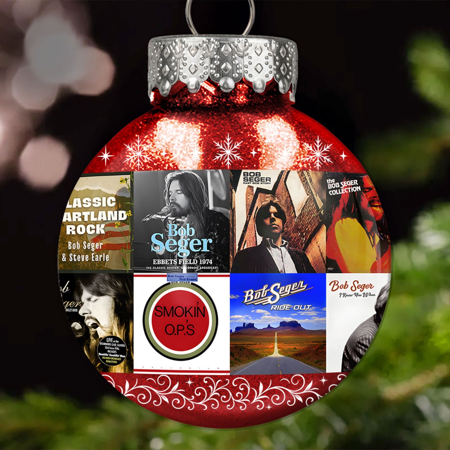 Bob Seger Ball Ornament – Classic Rock Spirit