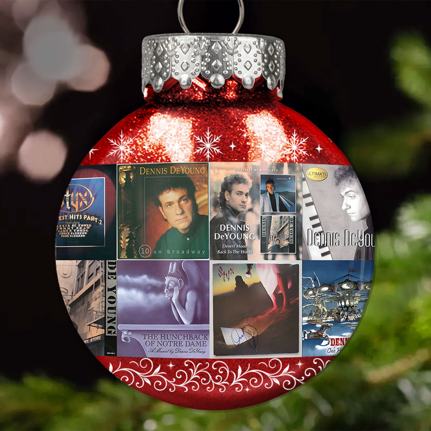 Dennis DeYoung Ball Ornament – The Voice of Styx Collection