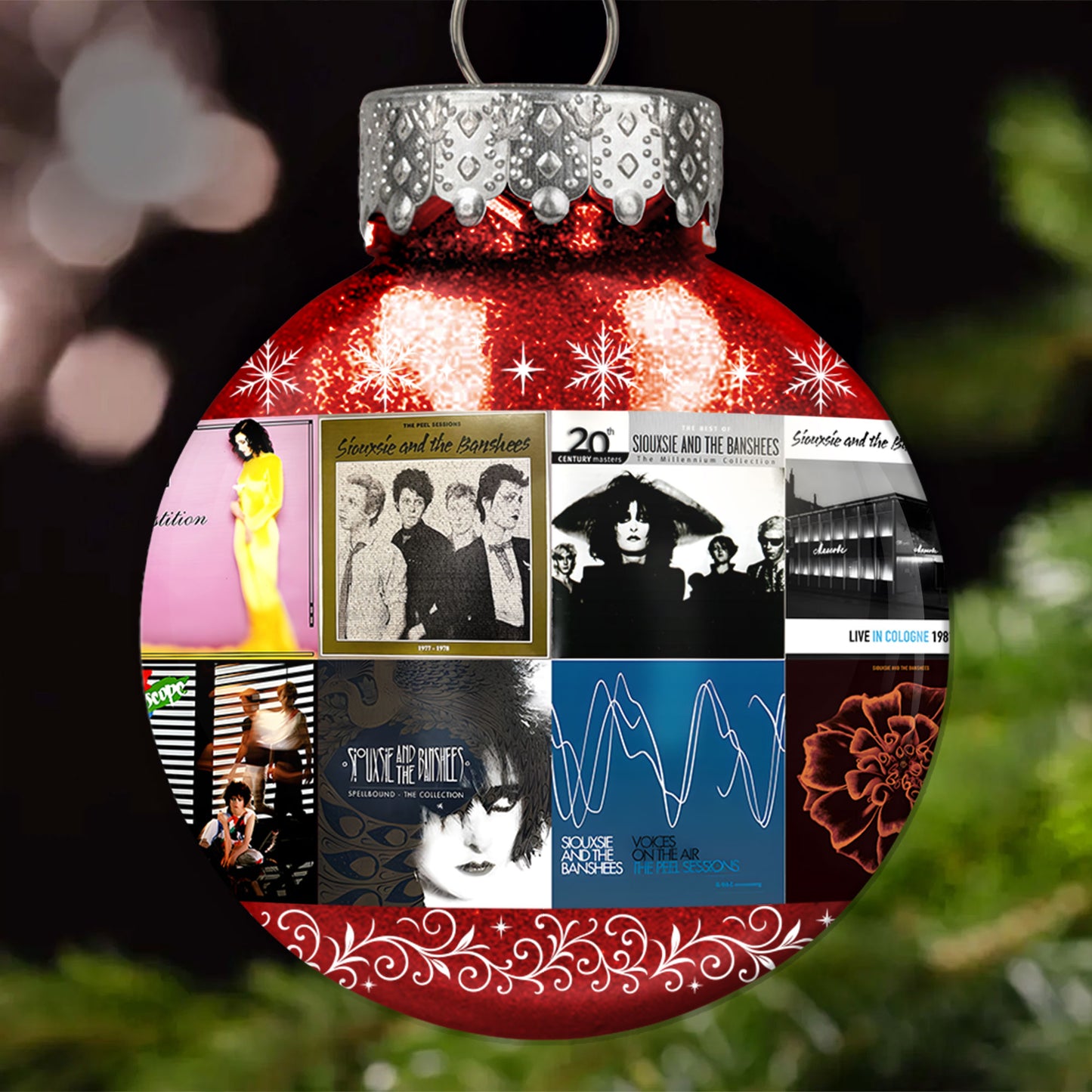 Siouxsie and the Banshees Ball Ornament – Post-Punk Icons