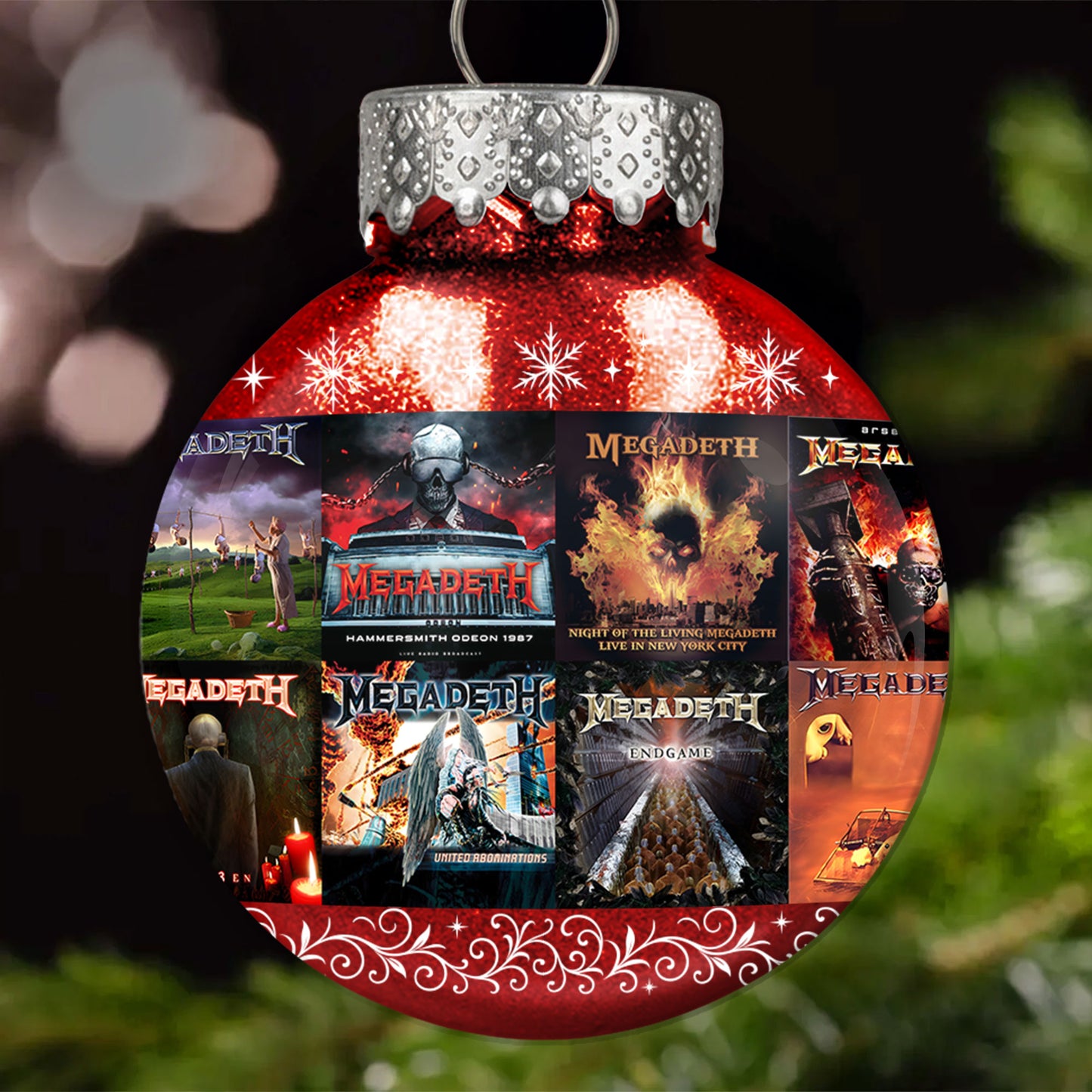Megadeth Ball Ornament – A Heavy Metal Christmas Keepsake