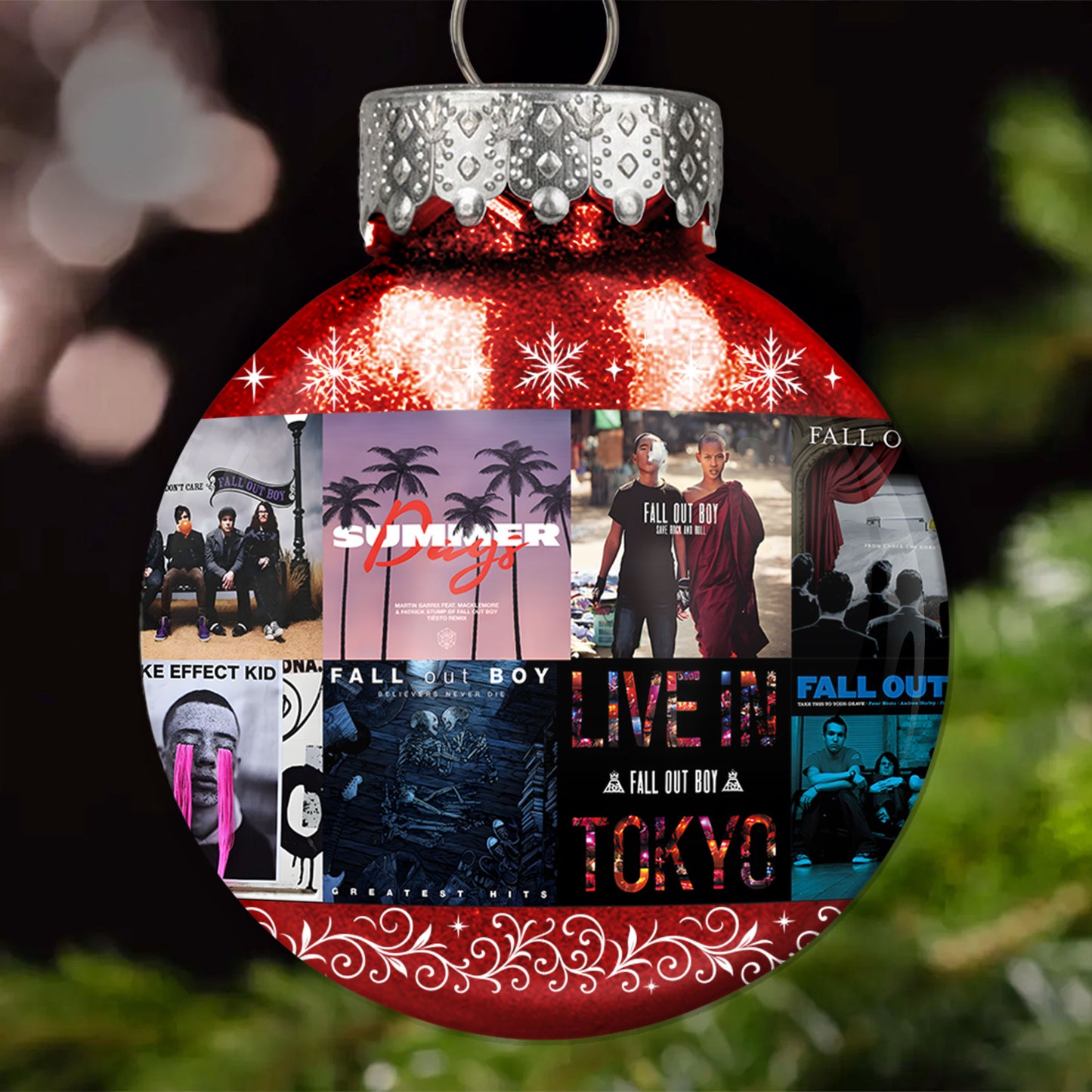 Fall Out Boy Ball Ornament – Pop Punk Energy Collection