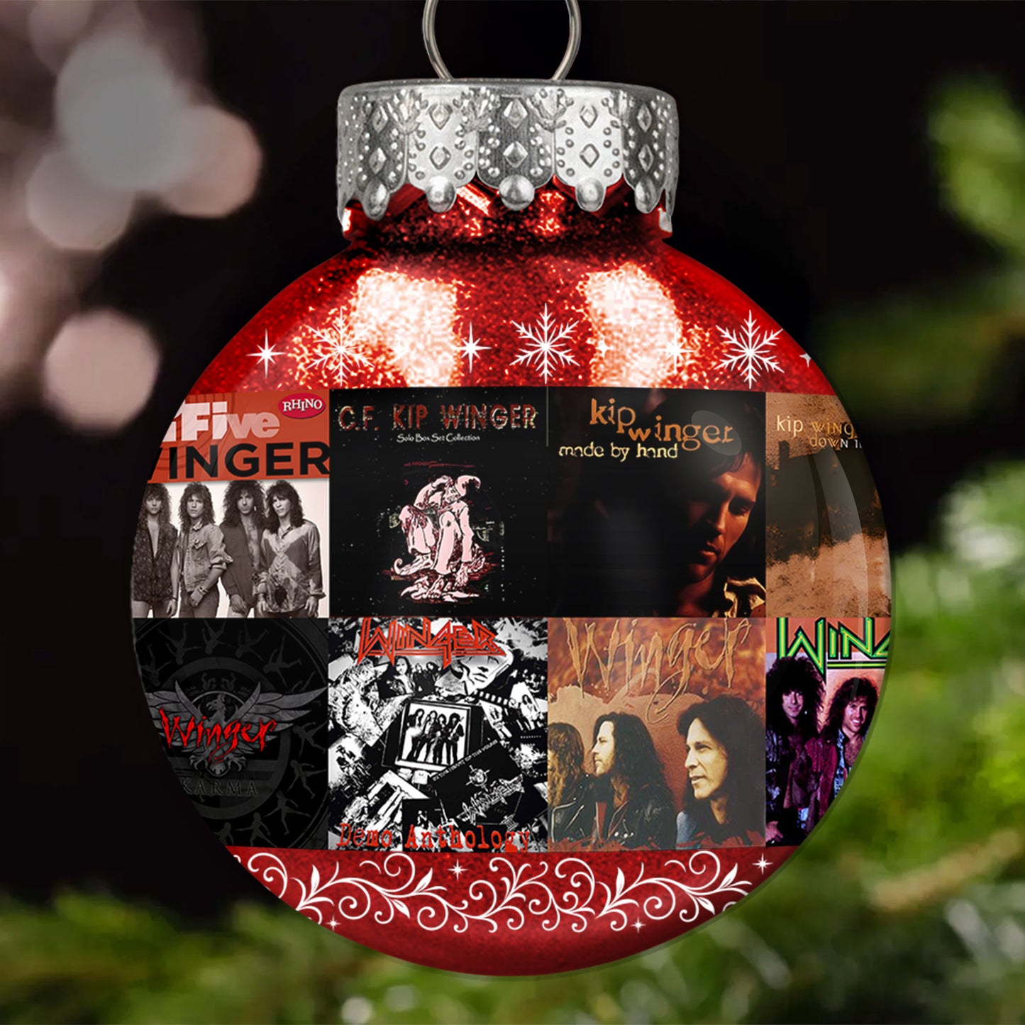 Winger Ball Ornament – Classic Hard Rock Energy