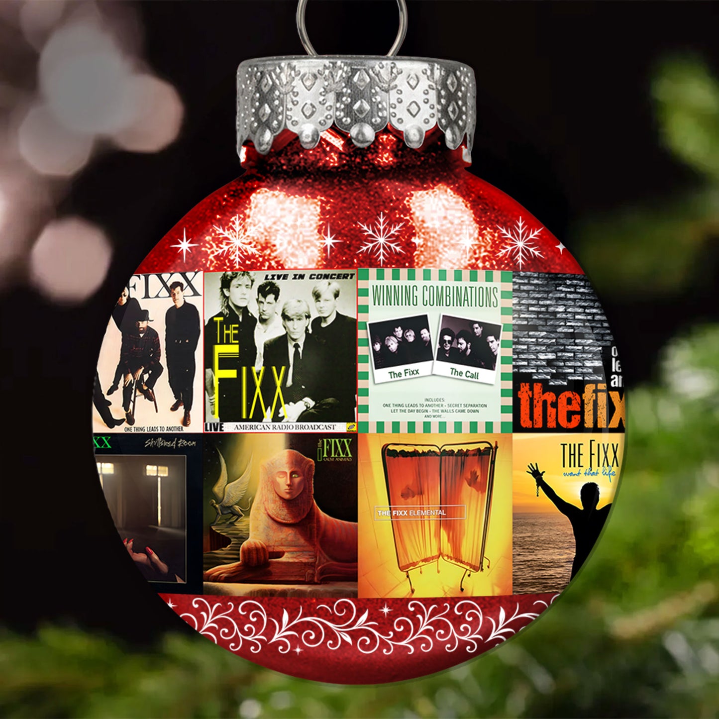 The Fixx Ball Ornament – A Retro Christmas Gift for True Music Fans