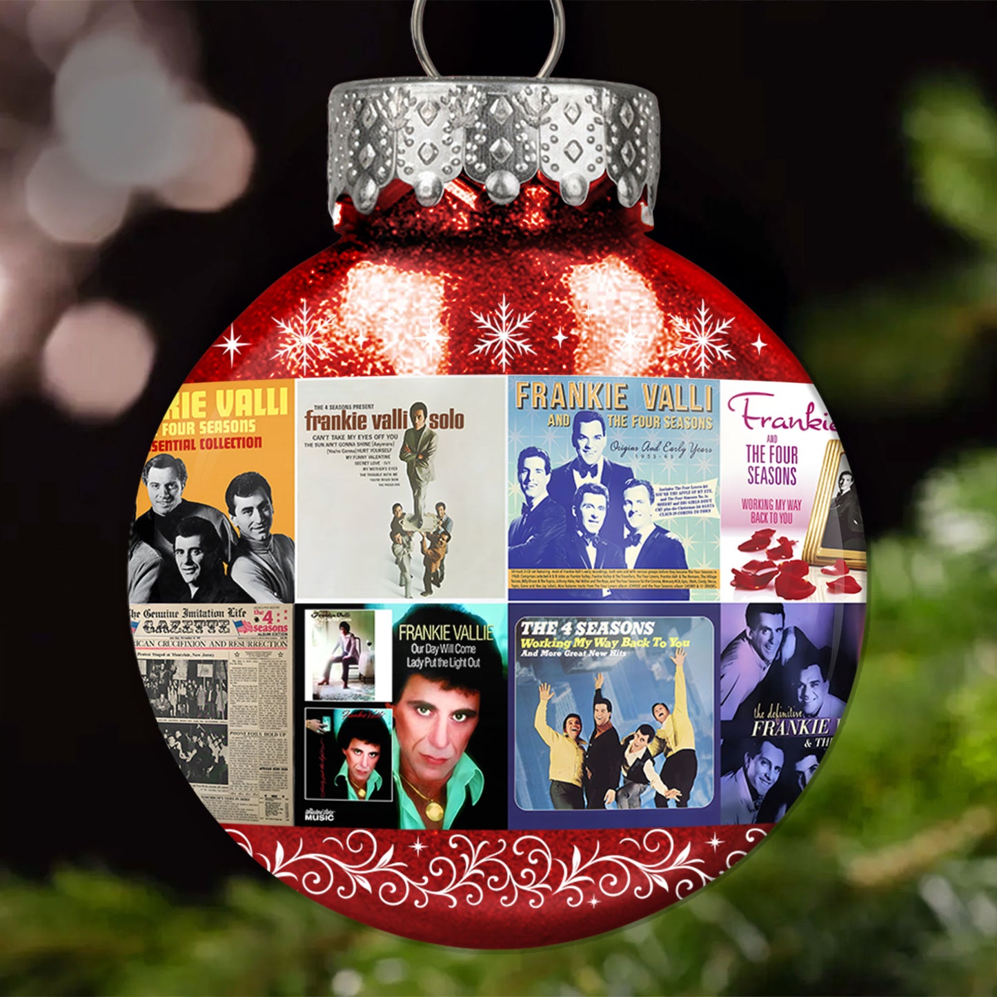 Frankie Valli & The Four Seasons Ball Ornament – Timeless Pop Harmony