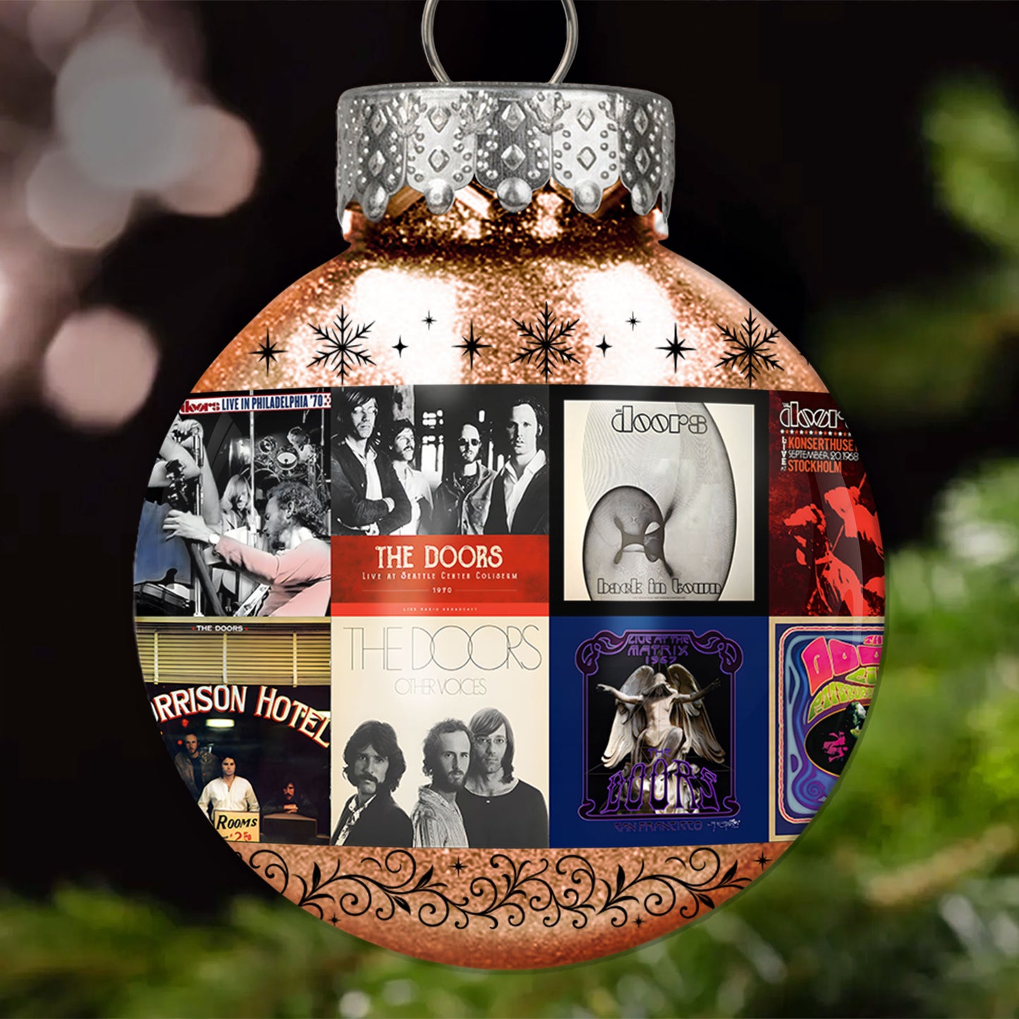 The Doors Ball Ornament – A Psychedelic Tribute to Timeless Rock