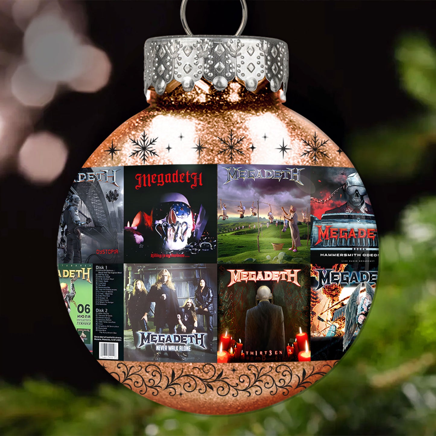 Megadeth Ball Ornament – A Heavy Metal Christmas Keepsake
