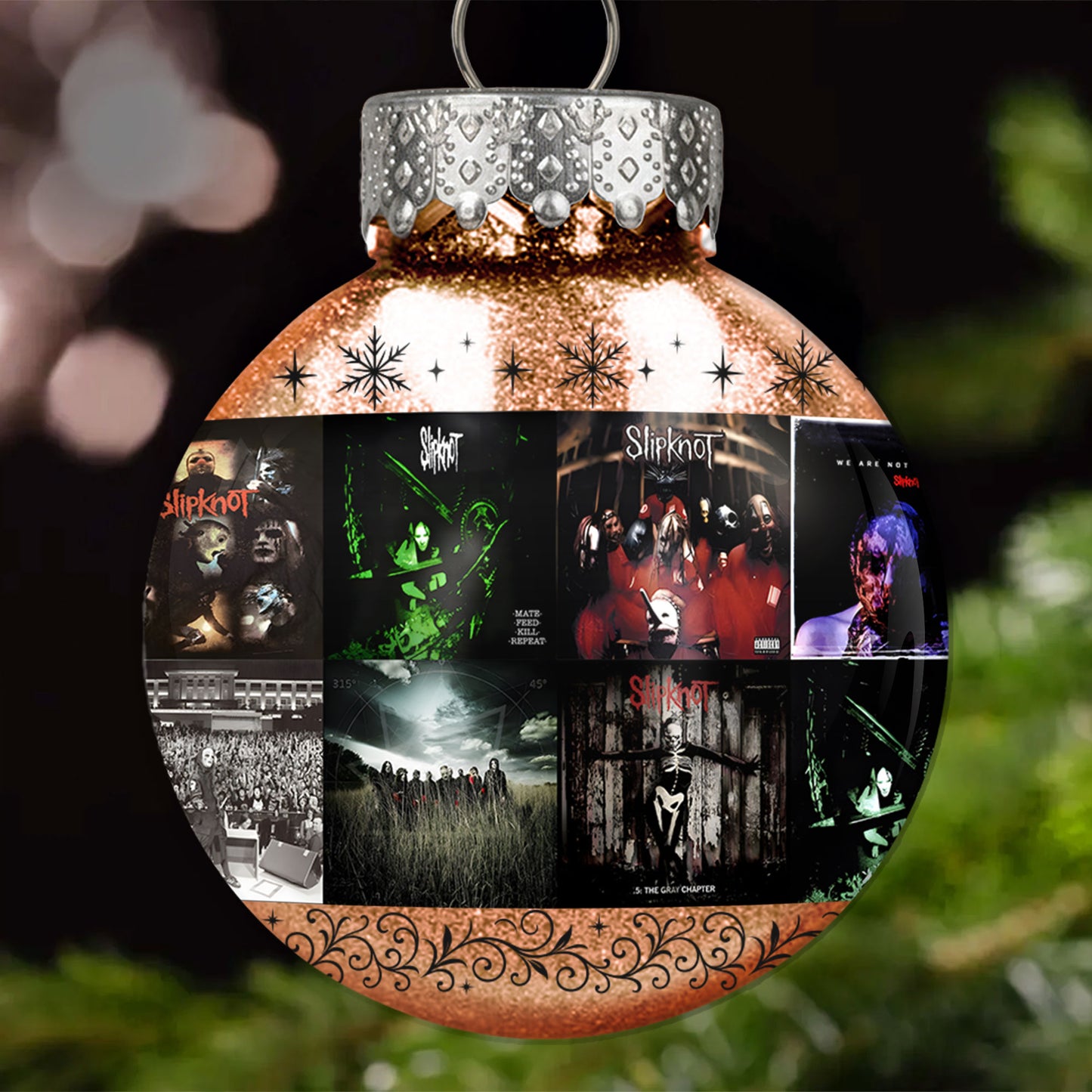 Slipknot Ball Ornament – Metal Mayhem Collection