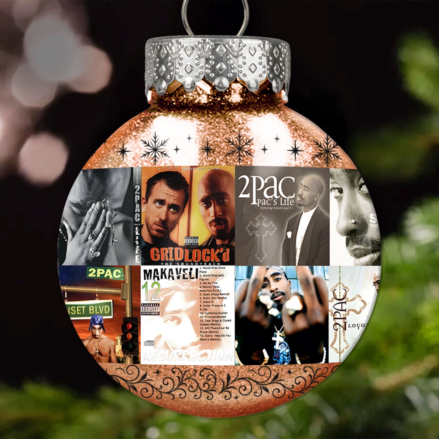 2Pac Ball Ornament – Legacy of Hip-Hop