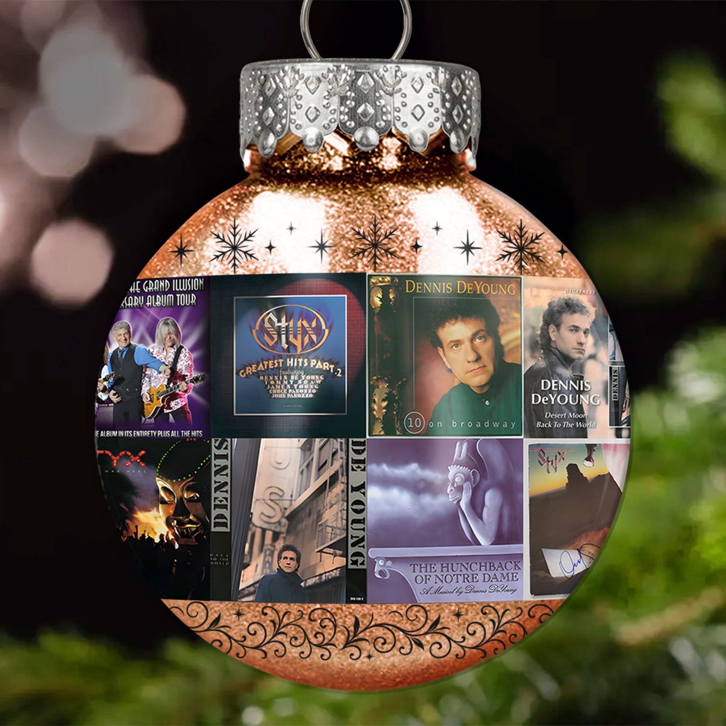 Dennis DeYoung Ball Ornament – The Voice of Styx Collection