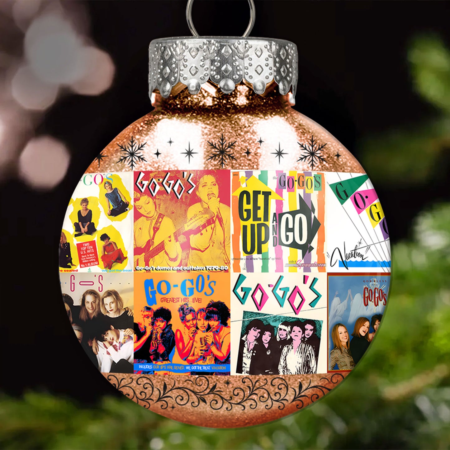 The Go-Go’s Ball Ornament – Pop Rock Trailblazers