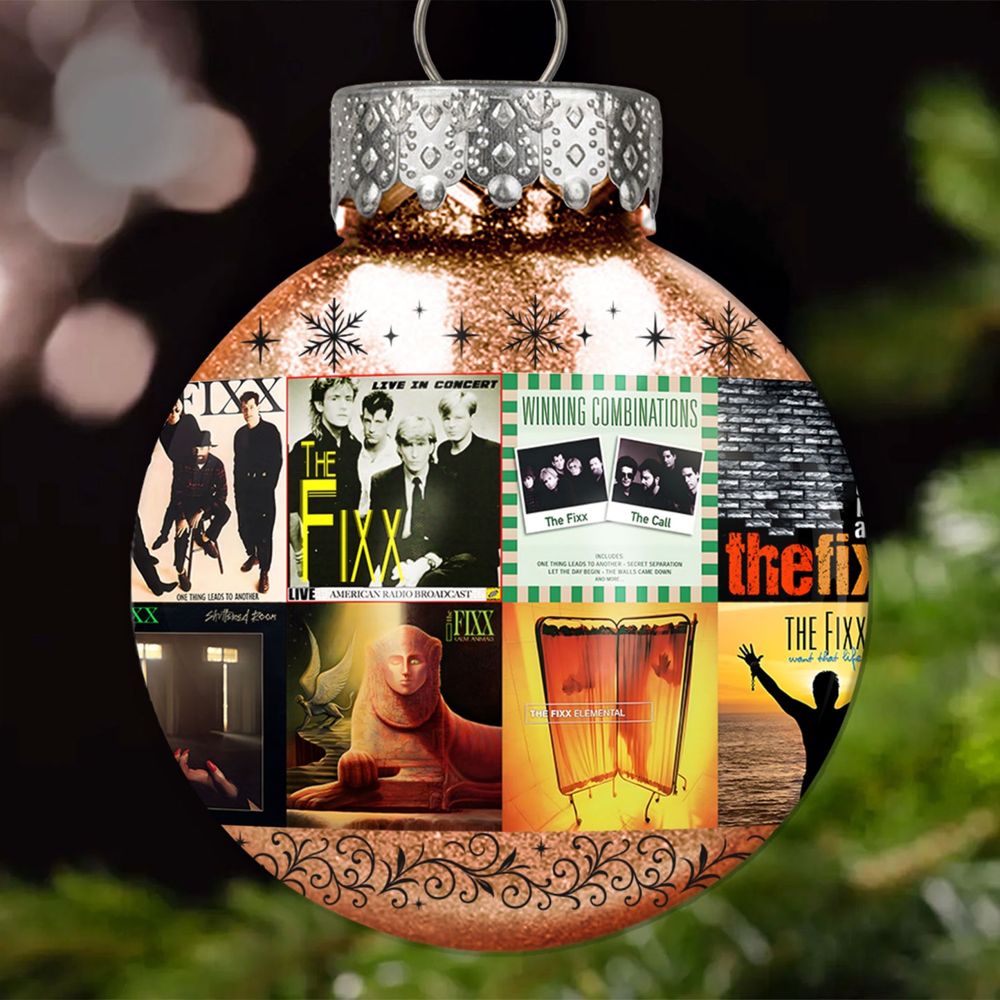 The Fixx Ball Ornament – A Retro Christmas Gift for True Music Fans