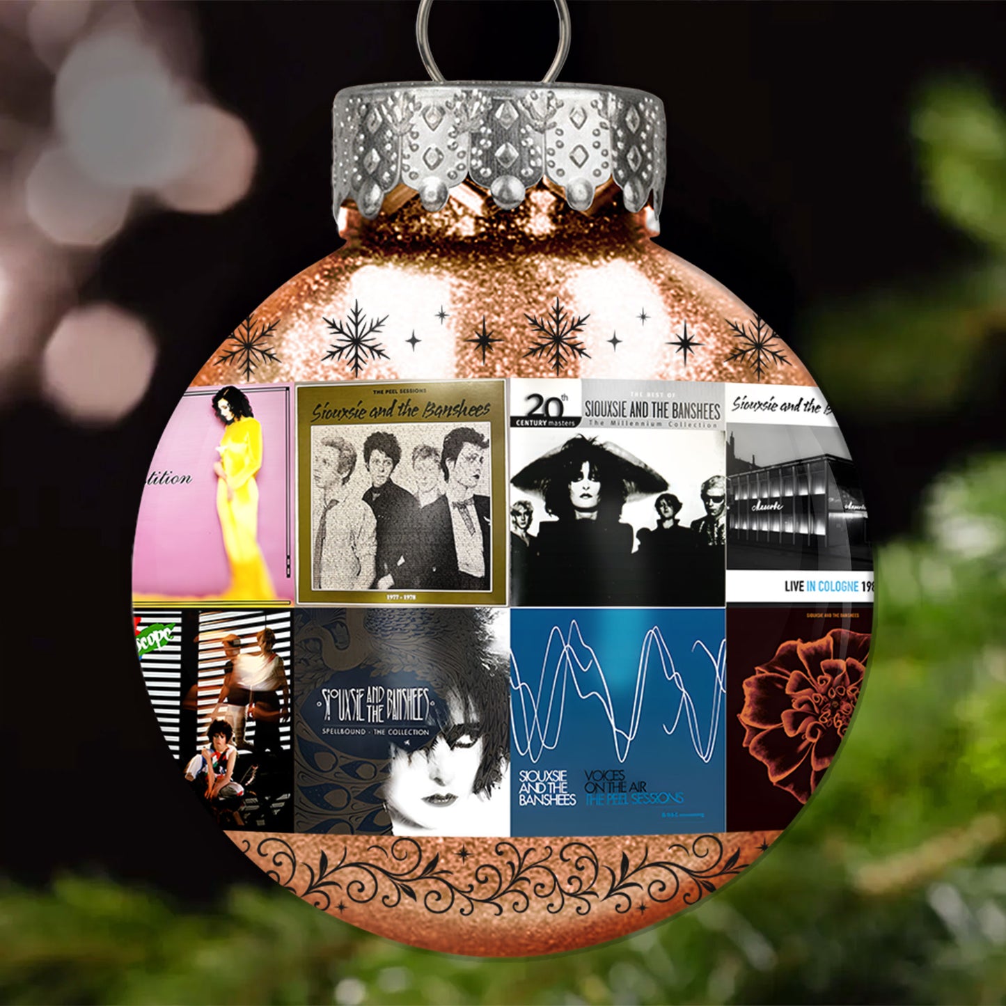 Siouxsie and the Banshees Ball Ornament – Post-Punk Icons