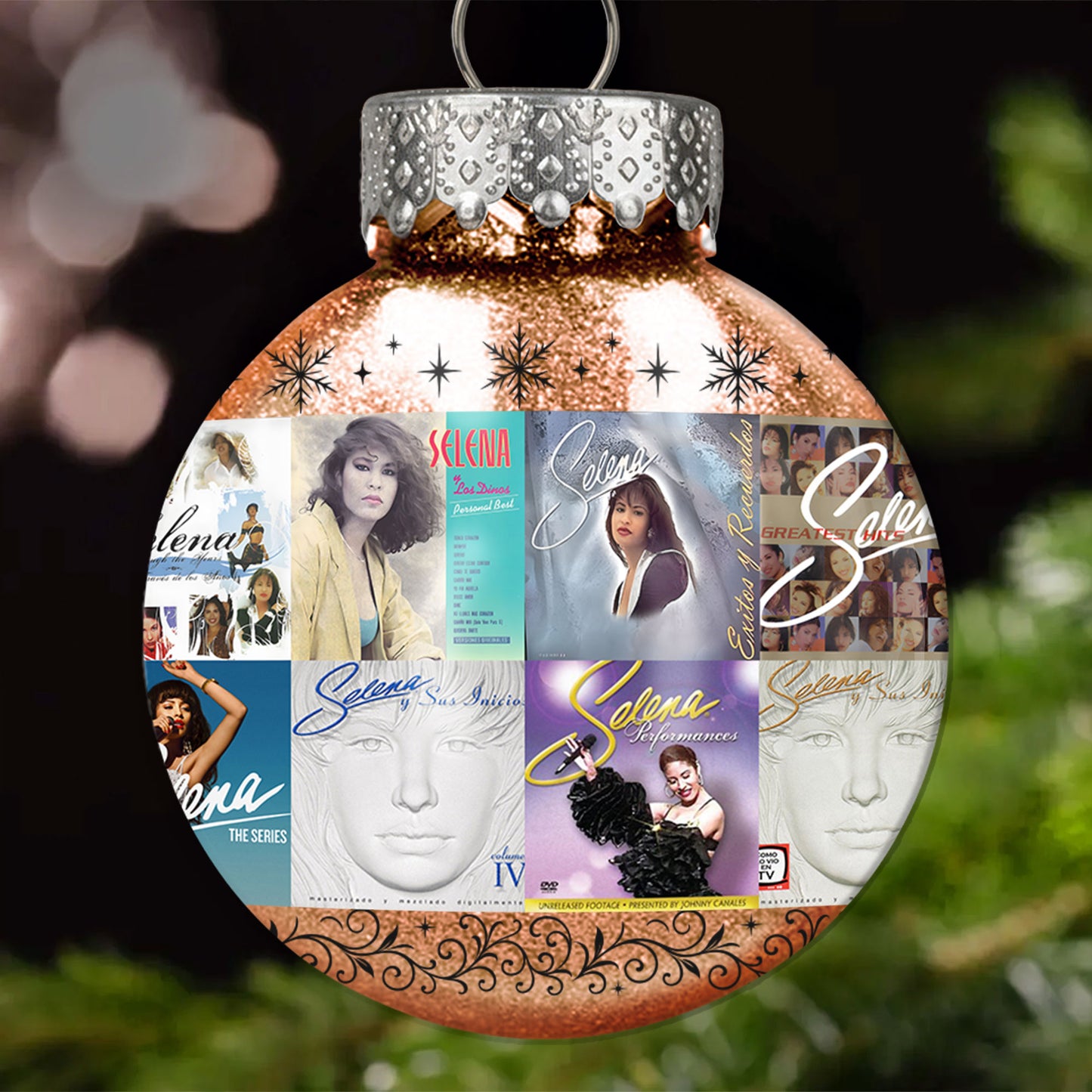 Selena Ball Ornament – The Queen of Tejano Shines Bright This Christmas
