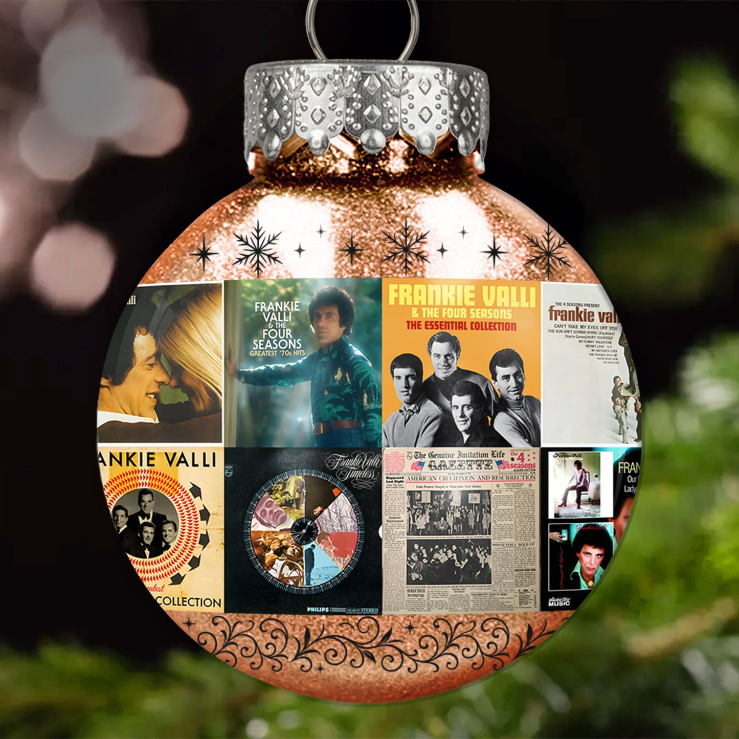 Frankie Valli & The Four Seasons Ball Ornament – Timeless Pop Harmony