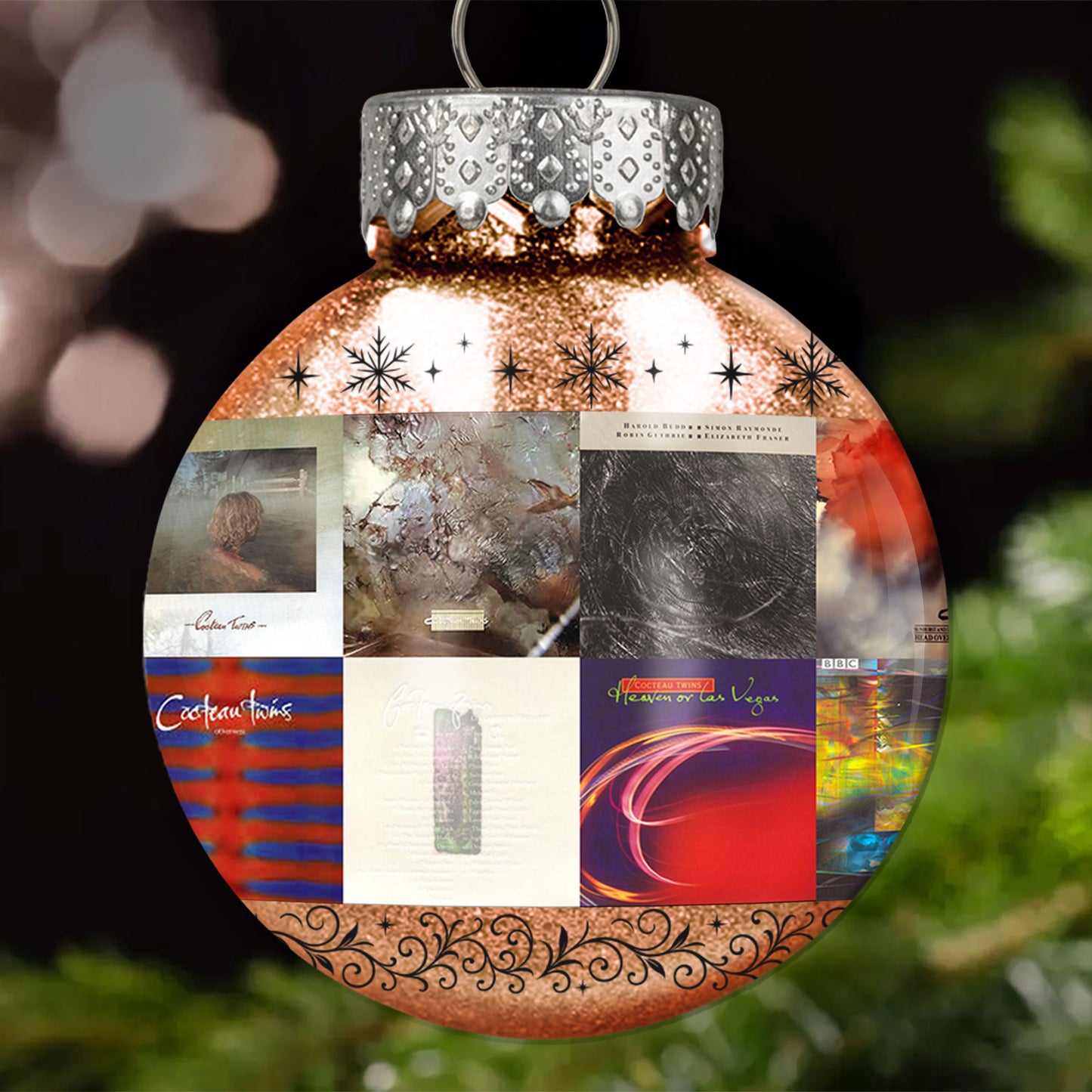 Cocteau Twins Ball Ornament – Dream Pop Serenity