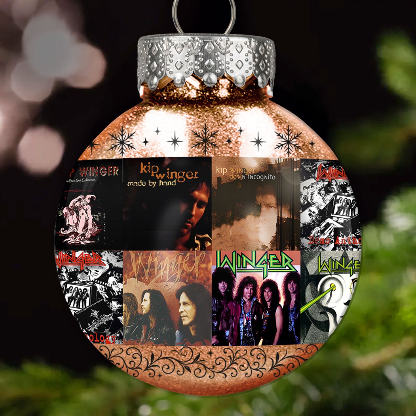 Winger Ball Ornament – Classic Hard Rock Energy