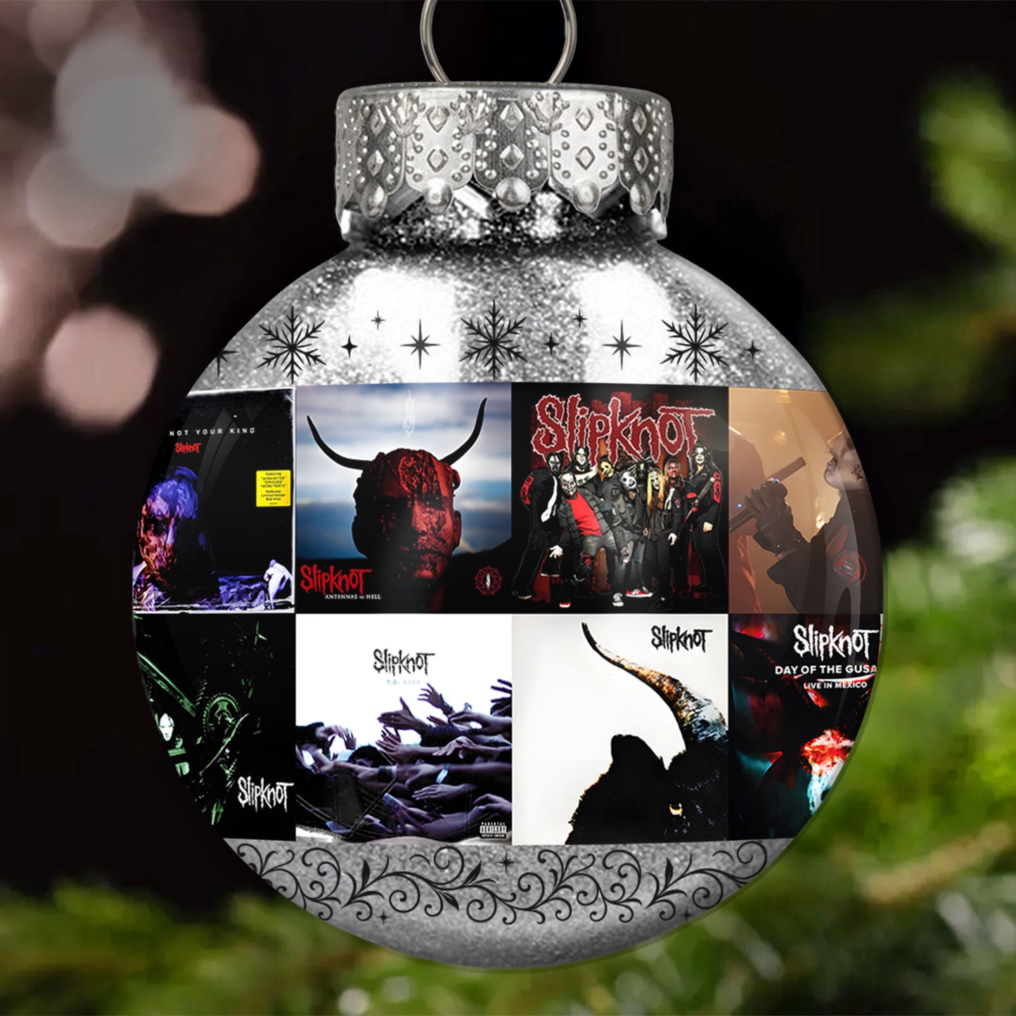 Slipknot Ball Ornament – Metal Mayhem Collection