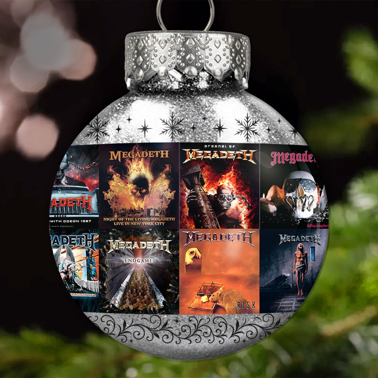Megadeth Ball Ornament – A Heavy Metal Christmas Keepsake