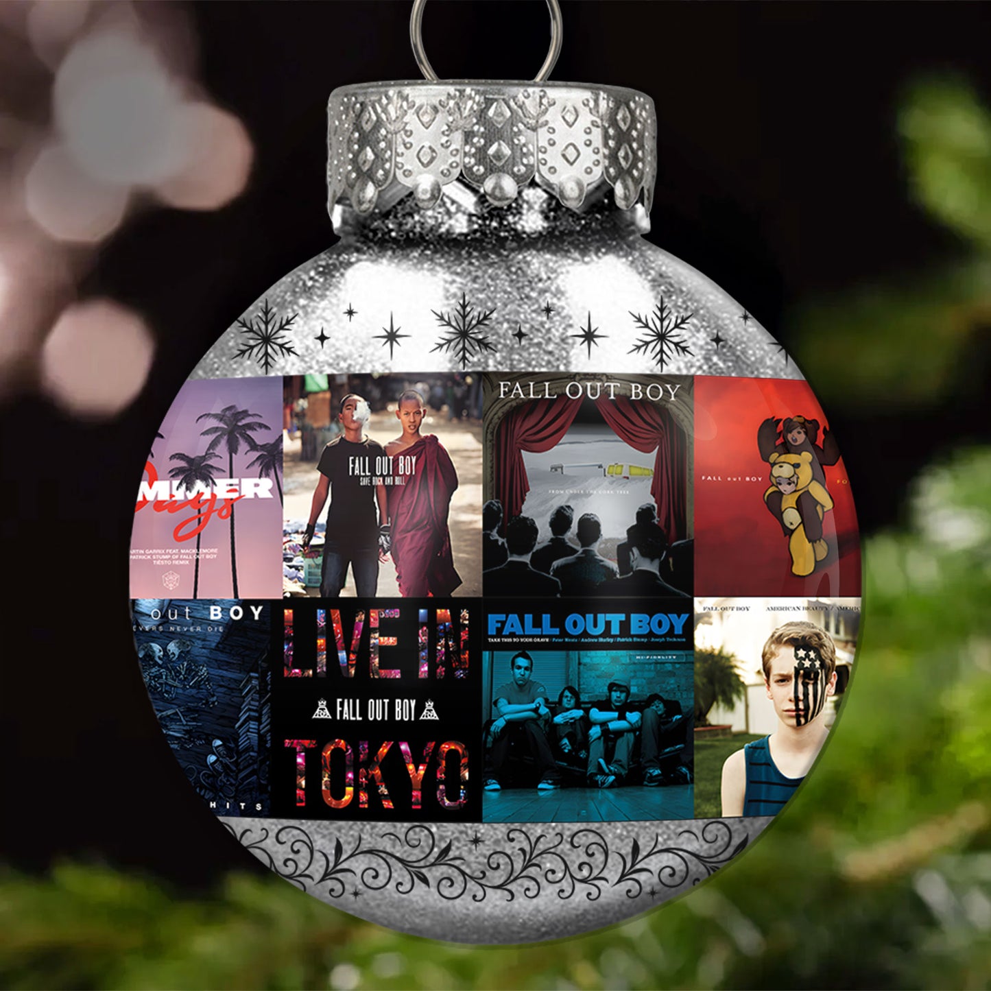 Fall Out Boy Ball Ornament – Pop Punk Energy Collection