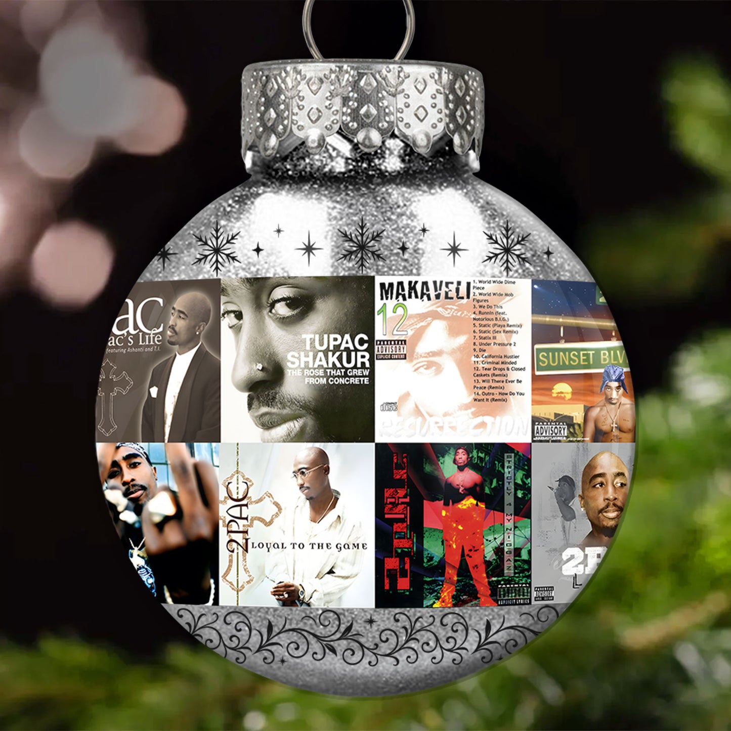 2Pac Ball Ornament – Legacy of Hip-Hop