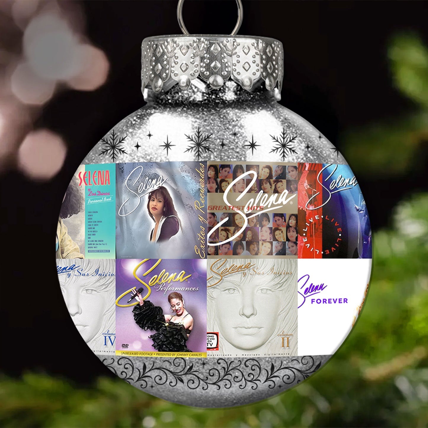 Selena Ball Ornament – The Queen of Tejano Shines Bright This Christmas