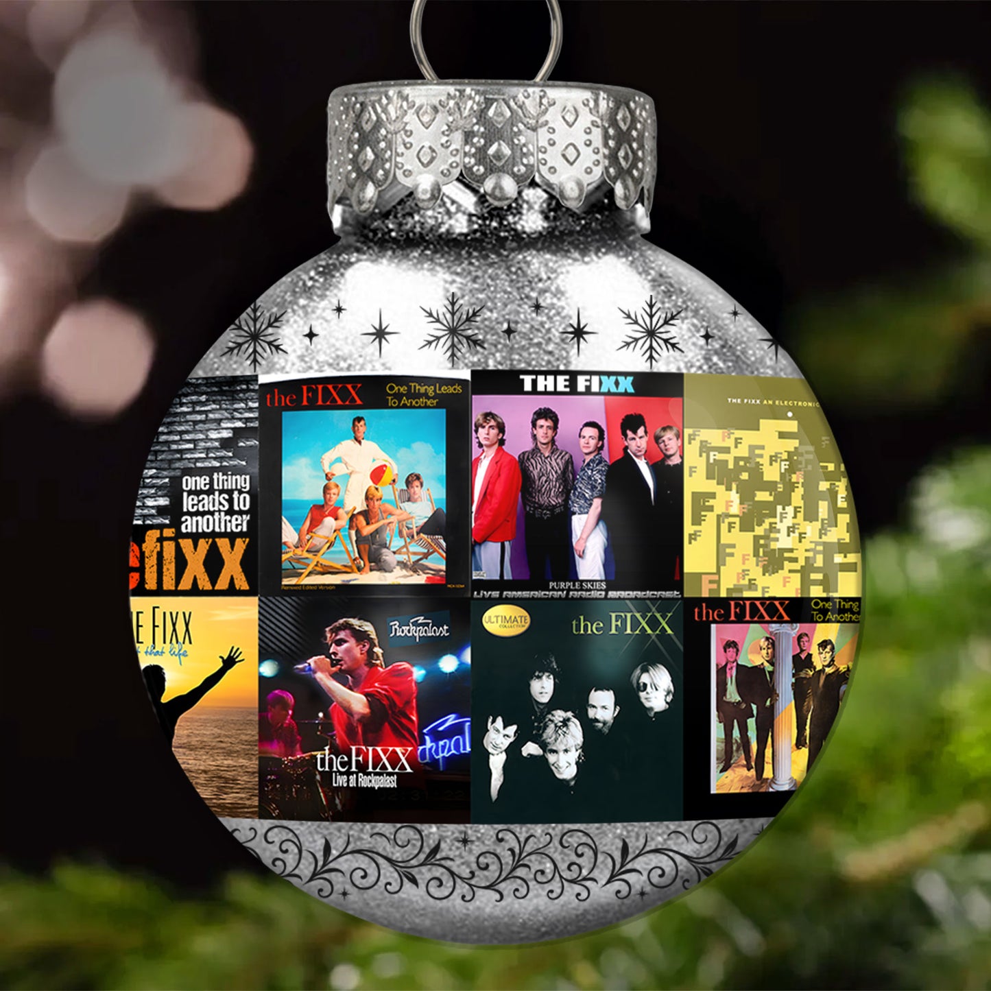 The Fixx Ball Ornament – A Retro Christmas Gift for True Music Fans