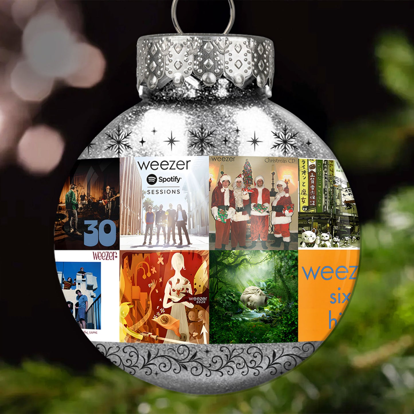 Weezer Ball Ornament – Alternative Rock Legends