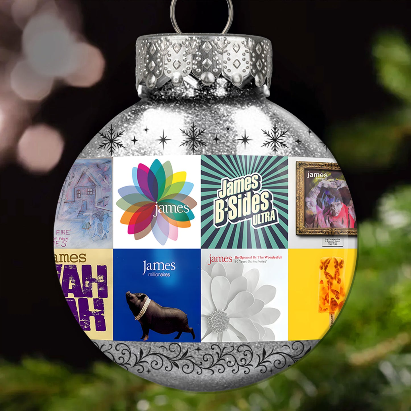 James Band Ball Ornament – Indie Rock Icons Collection