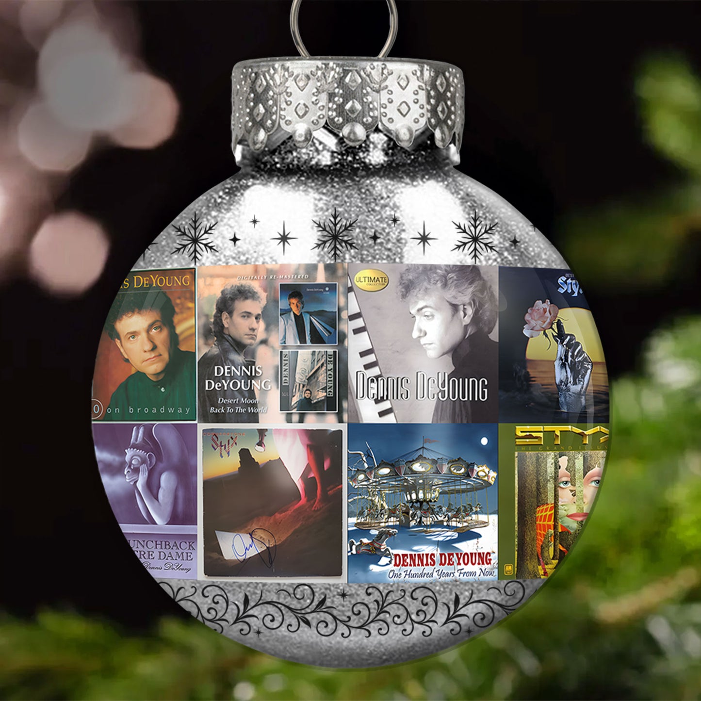 Dennis DeYoung Ball Ornament – The Voice of Styx Collection