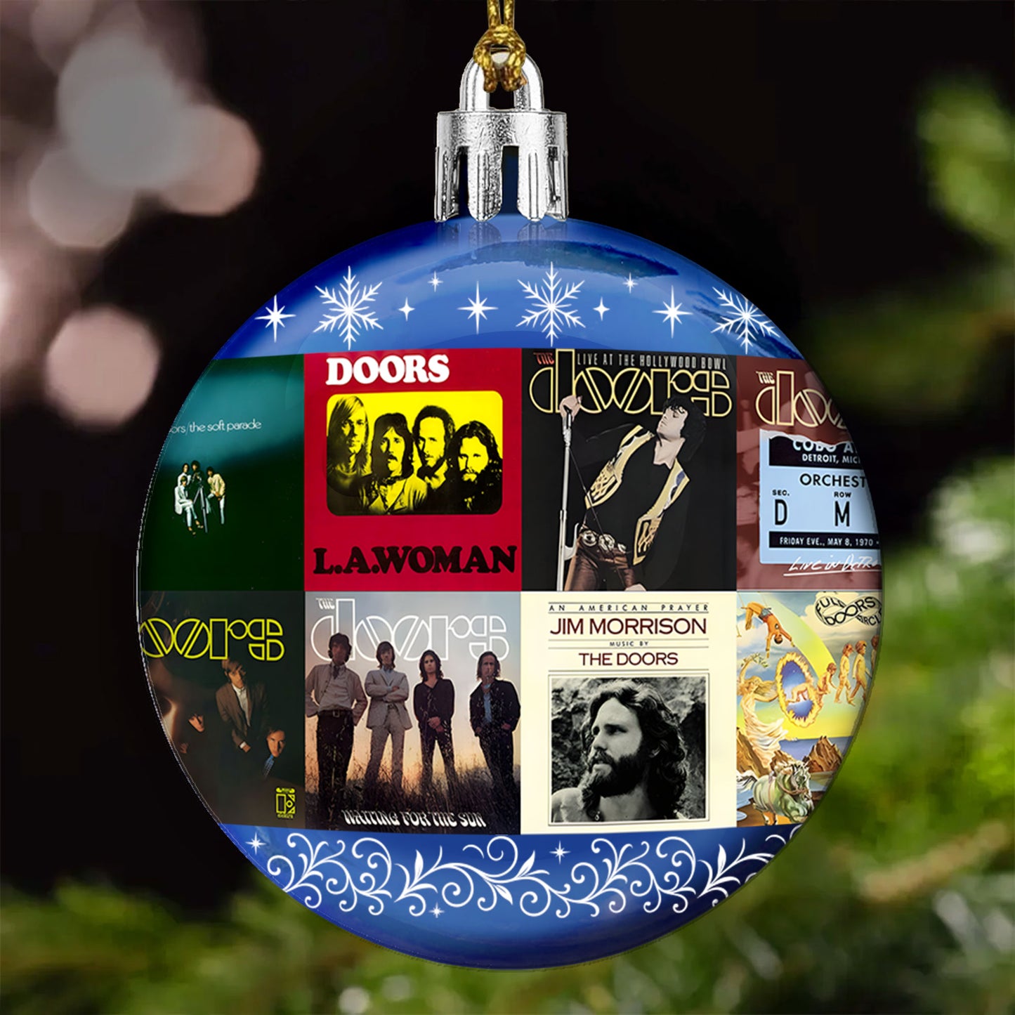 The Doors Ball Ornament – A Psychedelic Tribute to Timeless Rock