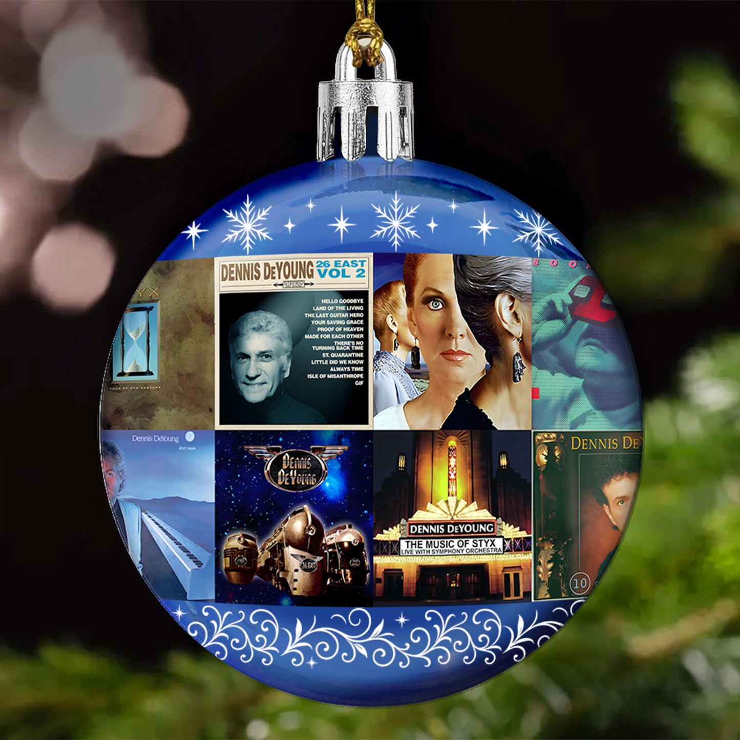 Dennis DeYoung Ball Ornament – The Voice of Styx Collection