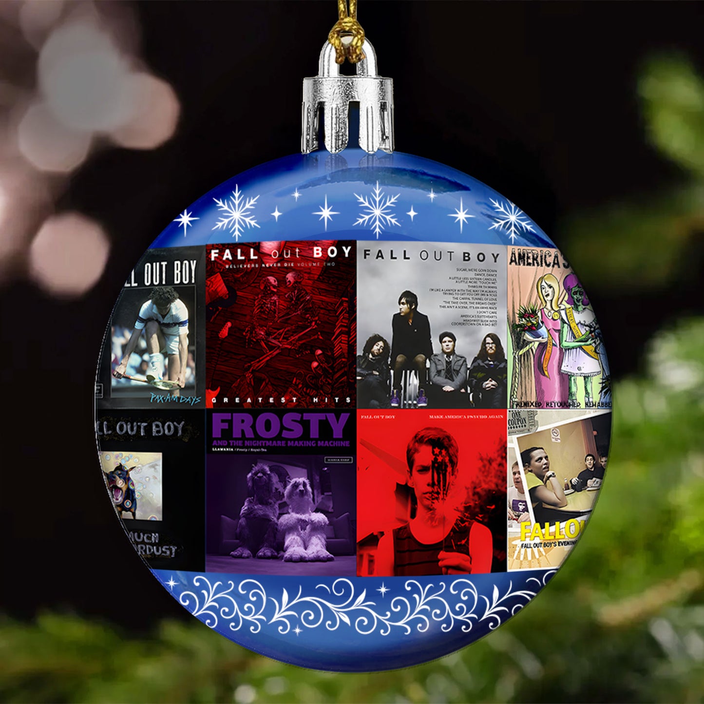 Fall Out Boy Ball Ornament – Pop Punk Energy Collection