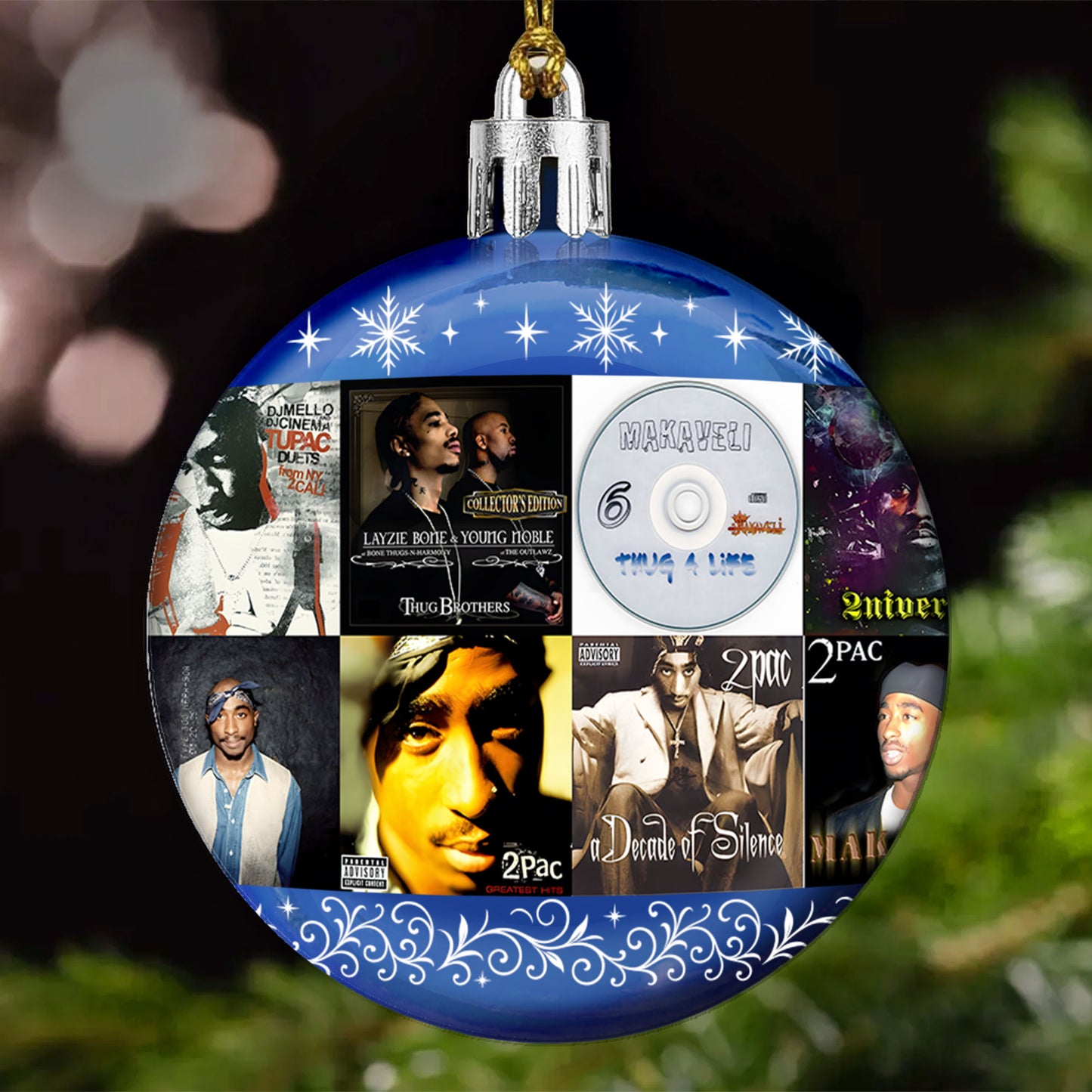 2Pac Ball Ornament – Legacy of Hip-Hop