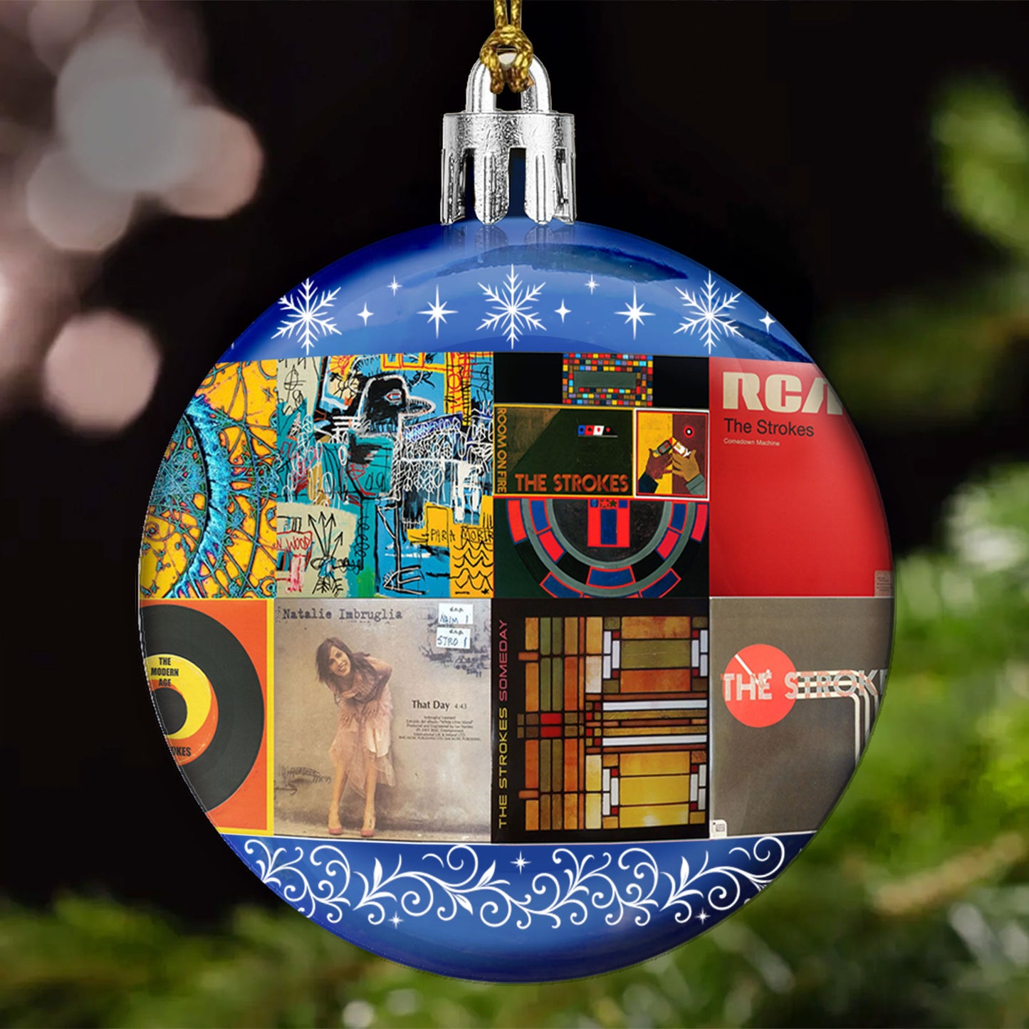 The Strokes Ball Ornament – Indie Rock Energy for the Holidays