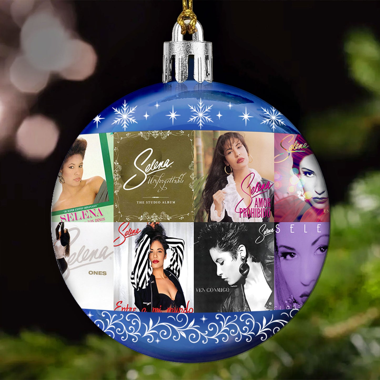 Selena Ball Ornament – The Queen of Tejano Shines Bright This Christmas