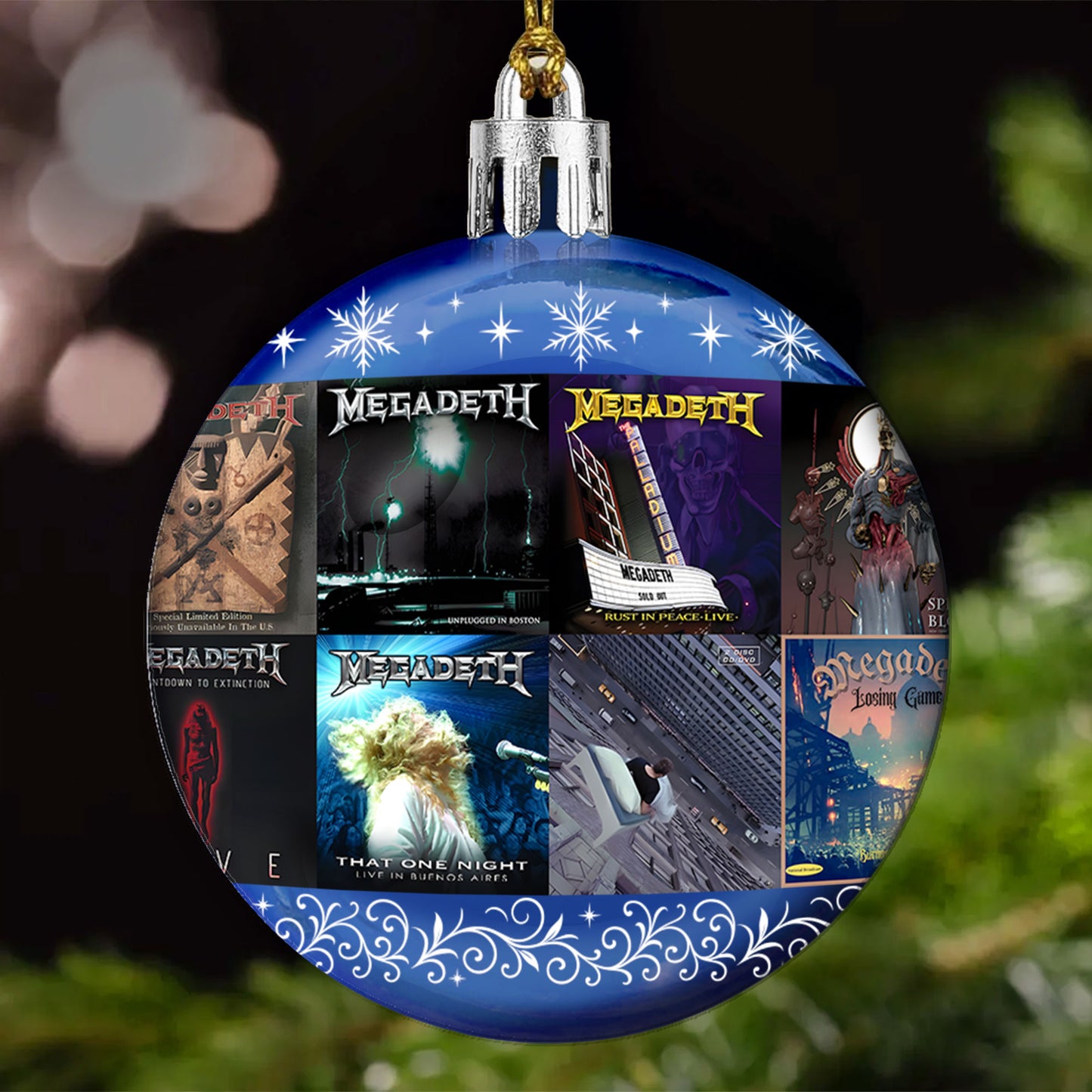 Megadeth Ball Ornament – A Heavy Metal Christmas Keepsake