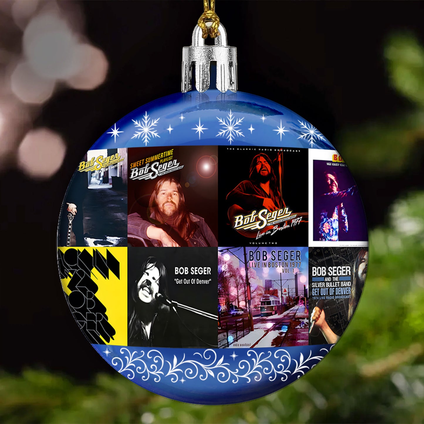 Bob Seger Ball Ornament – Classic Rock Spirit