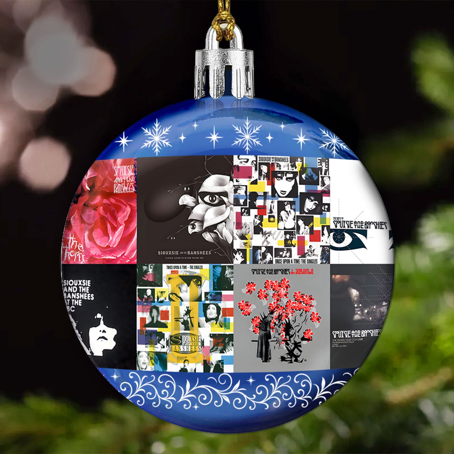Siouxsie and the Banshees Ball Ornament – Post-Punk Icons