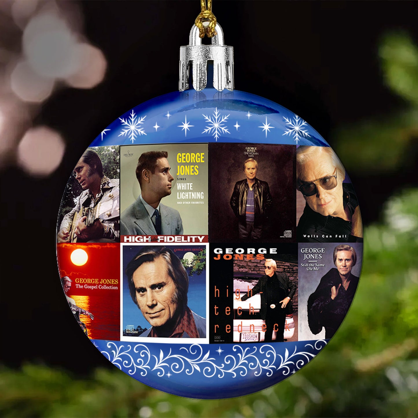 George Jones Ball Ornament – Classic Country Spirit for the Holidays