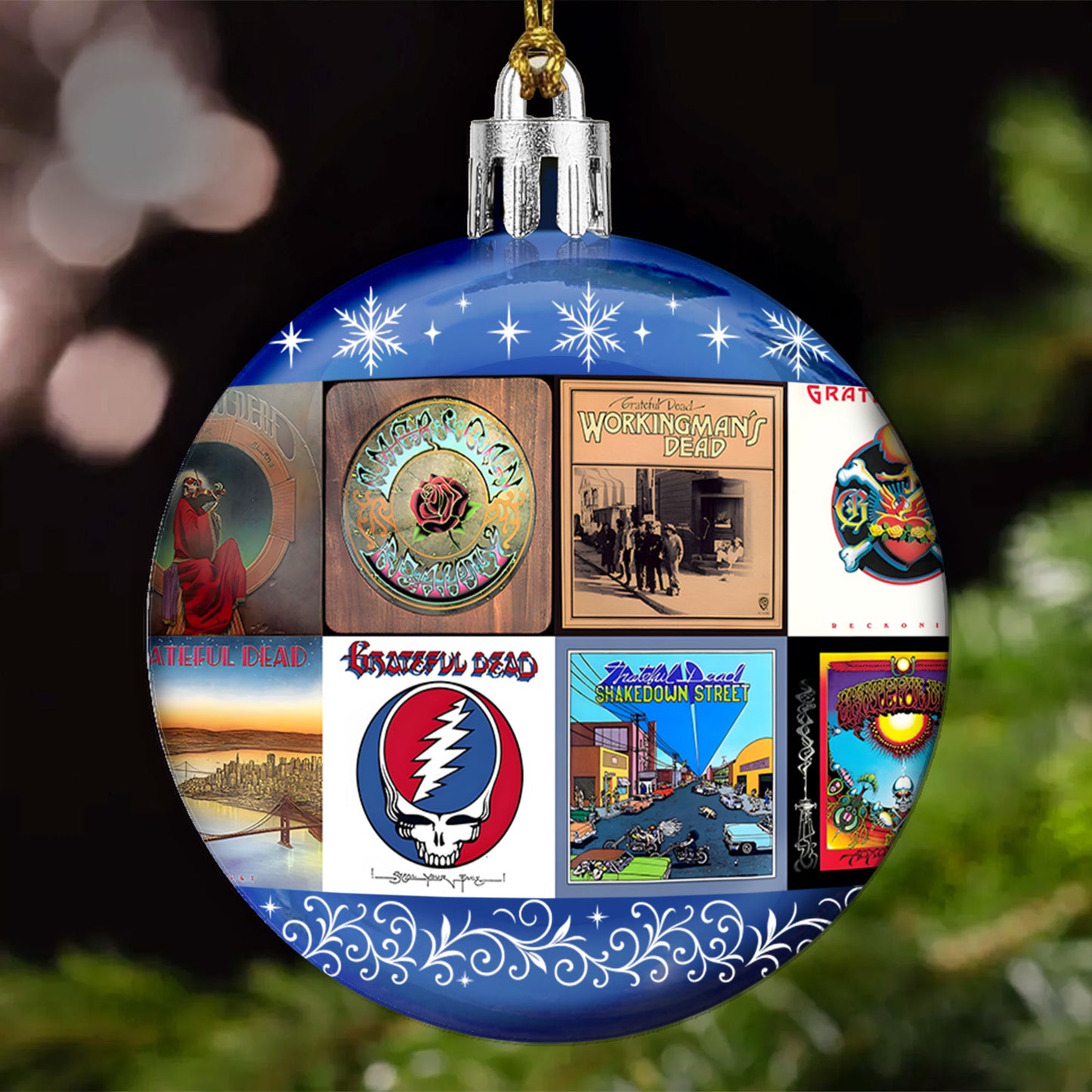 Grateful Dead Ball Ornament – The Spirit of Psychedelic Rock