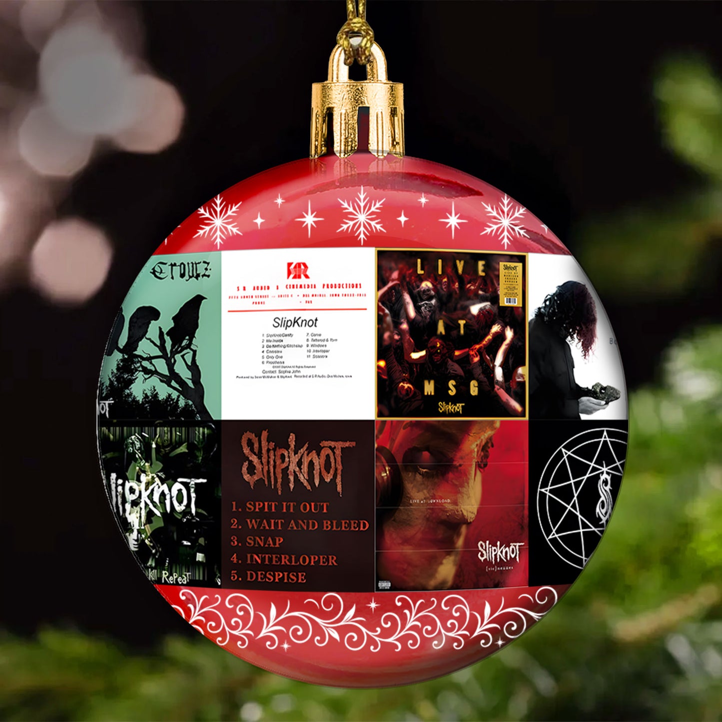 Slipknot Ball Ornament – Metal Mayhem Collection