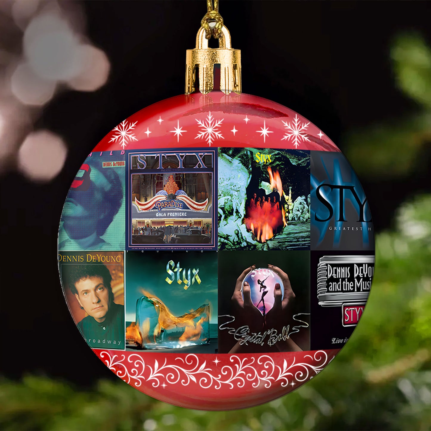 Dennis DeYoung Ball Ornament – The Voice of Styx Collection